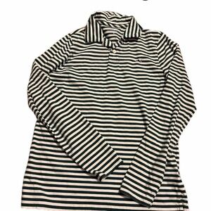 Vineyard vines medium 12-14 striped long sleeve polo shirt